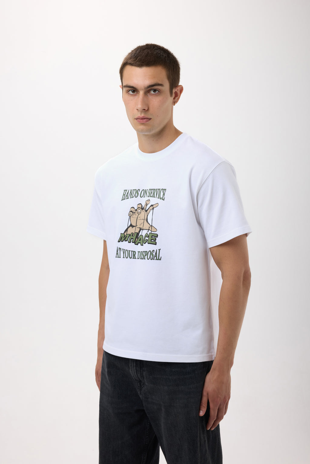 'HANDS ON SERVICE' TEE